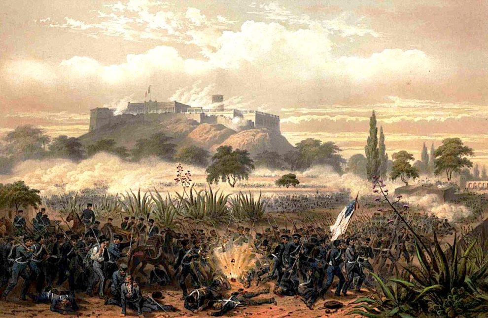 Battle Of Chapultepec Map